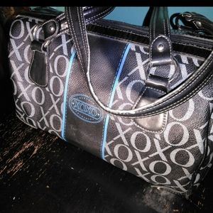XOXO Vintage Purse Big Roomy Logo Print Hand Bag